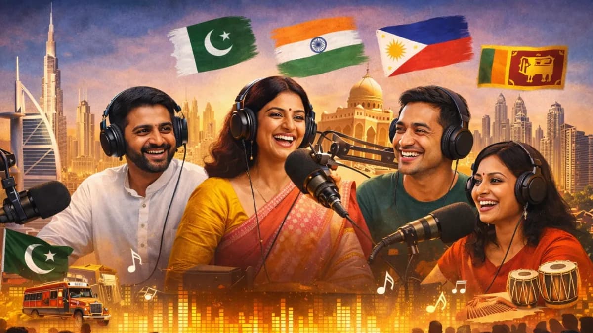 Advertising on South East Asian Radio Channels in the UAE